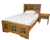 AKBARI SINGLE BED + 1 SIDE TABLE
